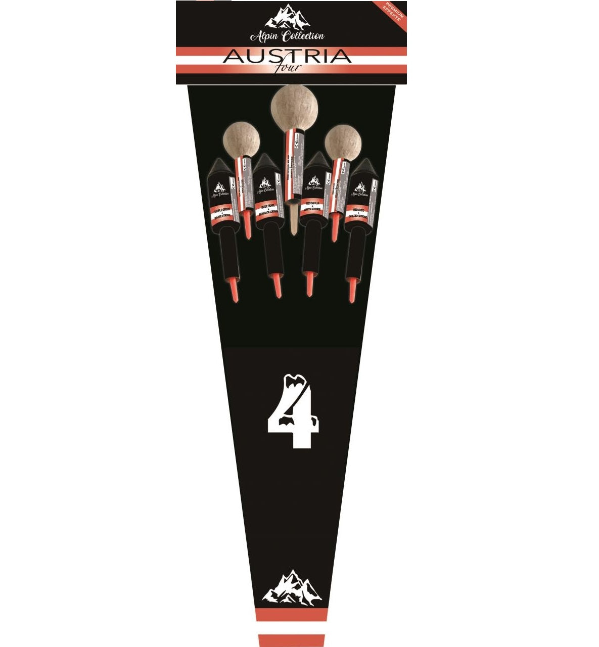 Austria 4 Raketenset