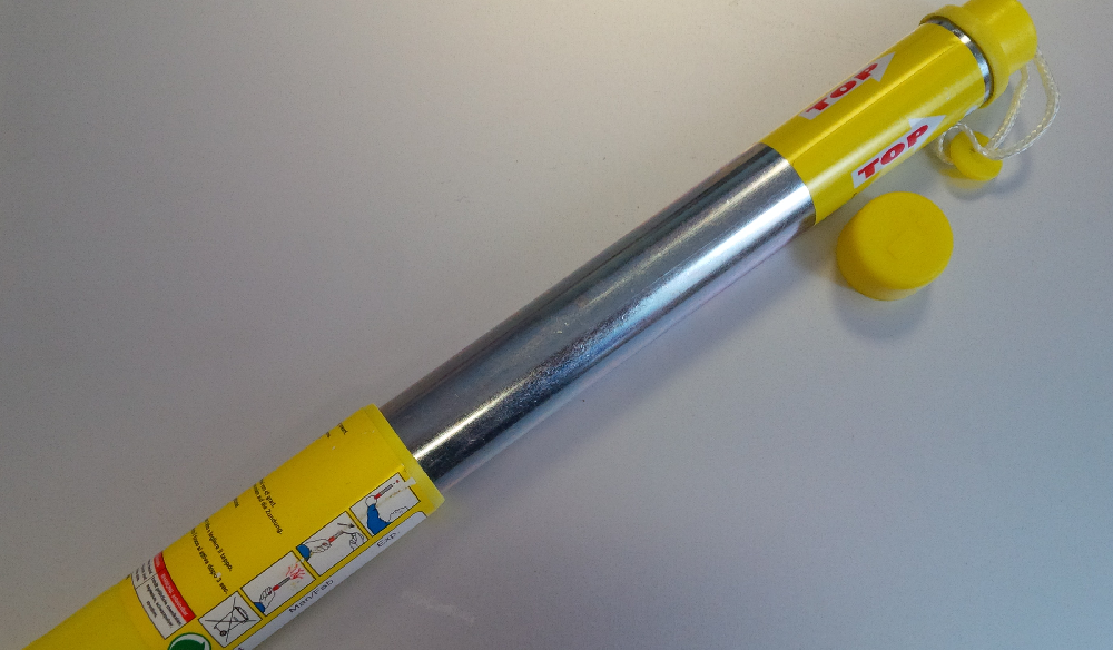 Magnesiumfackel teleskopierbar