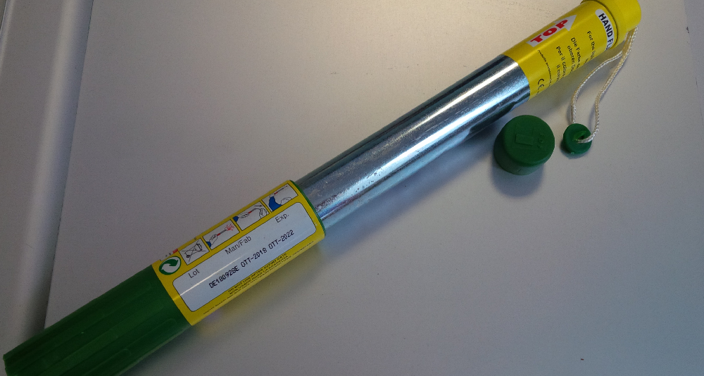 Magnesiumfackel teleskopierbar